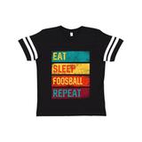 Inktastic Foosball Funny Eat Sleep Foosball Repeat Quote Child Short Sleeve T-Shirt Unisex