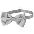 Jacob Alexander Men's Extra Large Pre Tied Bow Tie - Silver