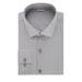 kenneth cole reaction men's technicole slim fit stretch solid spread collar dress shirt , grey frost, 15" neck 34"-35" sleeve