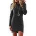 Women's Bodycon Long Sleeves Party Prom Cocktail Casual Mini Dress