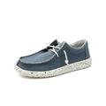 Lacyhop Mens Casual Canvas Boat Shoes Outdoor Walk Slip On Loafers Deck Shoes