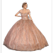 FORMAL BALL QUINCEANERA GOWN AND PLUS SIZE