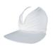 HOTBEST Sun Hats for Women Wide Brim UV Protection Summer Beach Packable Visor Women's Sun Hat Wide Brim Caps Summer Hat(White)