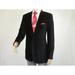 Mens Formal Dance Blazer US POLO ASSN Velvet Cotton Self Paisley 3110,941 Black