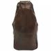 Italian Artisan 556-60002-DarkBrown Milo Mens Sling Bag in Vacchetta Leather, Dark Brown