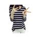 Women's Blouse, Sweetsmile Black White Stripes Casual T-shirts Top Blouse For Women Clearance Hot