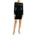 No Boundaries Juniors' marilyn neck sweater dress with zippers