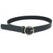 PU Leather Punk Belt Round Metal Circle Belts Punk O Ring Leather Belts