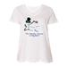 Inktastic Sassy Snowman The Weather Outside is Delightful Adult Women's Plus Size V-Neck Female