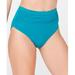 Ralph Lauren EMERALD High-Waist Tummy-Control Bikini Swim Bottom, US 10