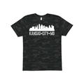 Inktastic Kansas City Missouri Skyline MO Cities Adult T-Shirt Male