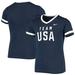 Team USA Nike Girls Youth V-Neck T-Shirt - Navy