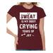 Funny Gym Shirts for Women Sweat is My Body White Ladies Tee Shirt Workout Theme Women's Gym Clothing Ladies T-Shirt Bodybuilding Motivation T Shirts