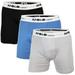 3-6 Pack Men's Boxer Briefs Tagless Cotton Underwear Cotton Open Fly Underwear (S, Color, 3 Pack)