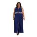 R&M Richards Womenâ€™s Plus Size Embroidered Party Dress