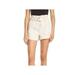 FREE PEOPLE Womens Ivory Belted High Waist Shorts Size 8