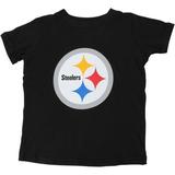 Pittsburgh Steelers Toddler Team Logo T-Shirt - Black