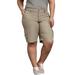 Women's Plus Size Cotton Cargo Short