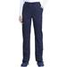 Cherokee Workwear Revolution Tech Scrubs Pant for Women Mid Rise Straight Leg Drawstring Plus Size WW041AB, 5XL, Navy