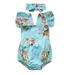 JBEELATE Baby Girls 2 Pieces Outfits Floral Bodysuit Romper+Headband Clothes