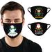 Pack of 3 Matching Christmas Face Mask for Family - 3 Layer Cloth Nose and Mouth Face Cover - Washable Reusable Breathable - Holiday Adult Xmas Gifts Tree Ugly Party