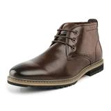 Bruno Marc Mens Chelsea Chukka Ankle Boots Military Combat Boots Oxfords Dress Riding Boots BERGEN_11 BROWN Size 13