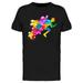 Running Man Color Splash Tee Men's -Image by Shutterstock