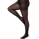 Black Silver Glitter Dotted tights Plus Size Women's Plus Size Fashion Tights