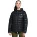 Women's Lightweight Quilted Jacket, Unbranded Water-Resistant Hooded Puffer Slimming Outwear Winter Coat, Black (Medium)