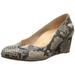 Vionic by Orthaheel Antonia Natural Snake Leather Wedges