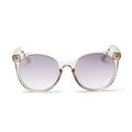 Wuffmeow Round Gradient Color Plastic Frame With Lens Retro Women Transparent Glasses Mirror Glasses