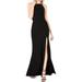 City Studio Womens Juniors Halter Evening Formal Dress