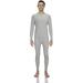 Rocky Thermal Underwear for Men Midweight Fleece Lined Thermals Men's Base Layer Long John Set (Heather Grey - Midweight (Fleece) - XX-Large