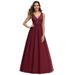 Ever-Pretty Women's Elegant A-Line Ruched Night Party Cocktail Maxi Dresses for Women 00925 US14