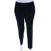 Ecru Womens Mid Rise Pleated Front Tapered Leg Dress Pants Navy Blue Size 6