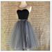 Seyurigaoka Women Girls Princess Ballet Tulle Tutu Skirt Wedding Party Evening Prom Rockabilly Mini Dress