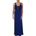 Aidan by Aidan Mattox Womens Lace Sleeveless Evening Dress