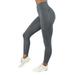 High Waisted Leggings for Women Ladies Soft Athletic Tummy Control Solid Color Pants for Running Cycling Yoga Workout