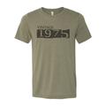 Vintage 1975, 45th Birthday, Unisex, Born In 1975, Soft Bella Canvas, Sublimation, 45 Years Old, 1975 Tee, Gift For Her, Birthday Gift, Heather Olive, LARGE