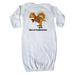 Inktastic King of Thanksgiving T-Rex Turkey in Orange Newborn Layette Unisex