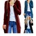 Women Long Sleeve Top Casual Knitted Sweater Jumper Cardigan Knitwear Outwear