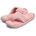 Women's Memory Foam Soft Knit Thong Slipper W/French Terry Insole/Lining & A Knit Side Trim (L, Blush-349)