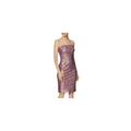 Laundry by Shelli Segal Womens Sequined Strapless Cocktail Dress