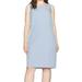 Nine West Womens Plus Crosshatch Seamed Wear to Work Dress