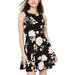 B. Darlin Womens Juniors Scuba Floral Mini Dress
