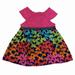 Infant Girls Pink & Blue Butterfly Print Sun Dress Baby Sundress