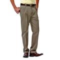 Men's Haggar Work to Weekend Classic-Fit Pleated Expandable Waist Pants Bark