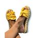 Wazshop Womens Espadrilles Sandals Flats Ladies Summer Beach Slip Ons Platform Shoes