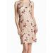 Calvin Klein NEW Beige Pink Womens Size 8 Floral-Sequin Sheath Dress