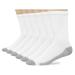 Hanes Men's Big & Tall Cushion Crew Socks 6-Pack - 144 6 white